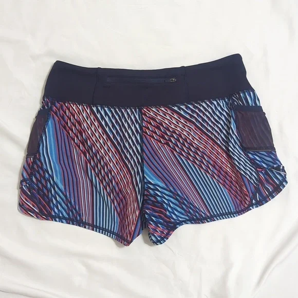 Athleta Ready Set Go 2 in 1 Shorts, Color Navy/Black Size S - Picture 3 of 16